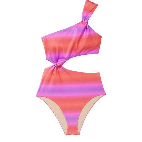 VICTORIA'S SECRET SWIM Twist Monokini One-Piece Swimsuit-NWT-Size Large - Picture 3 of 4